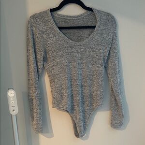 Abercrombie & Fitch Heather Gray Bodysuit